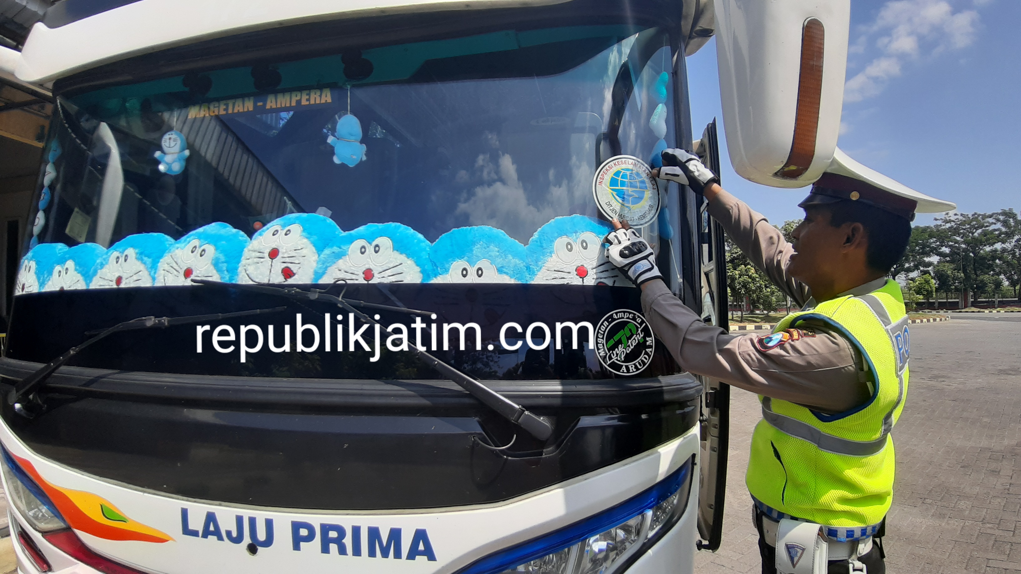 Jamin Keamanan Penumpang, Bus AKAP Diperiksa Kelaikannya dan Sopir Jalani Tes Urine