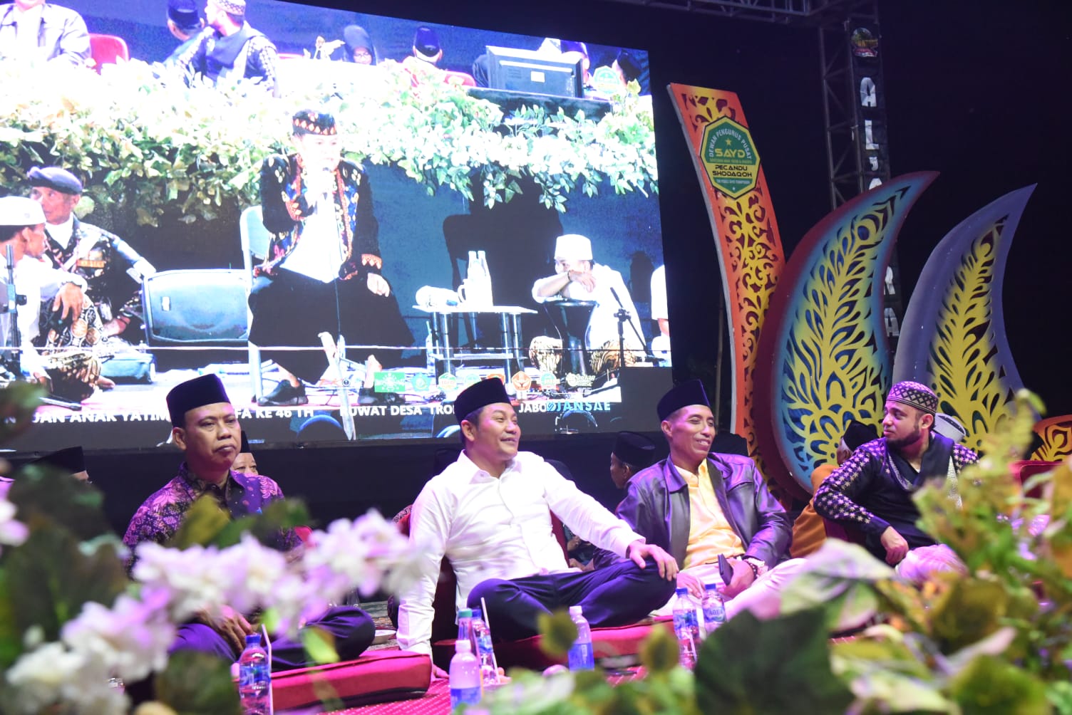 Trompoasri Bershalawat, Abah Kirun dan Subandi Doakan Perangkat dan Warga Dapat Hidup Berkah