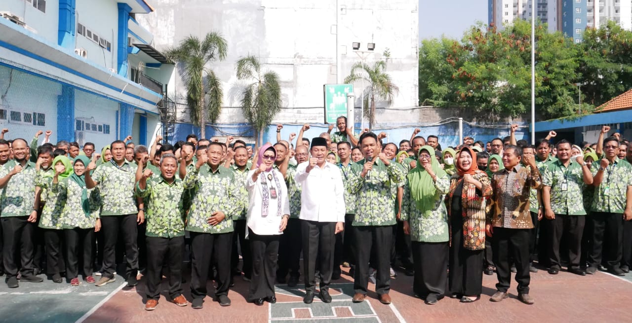 Pimpin Apel Pegawai Perumda Delta Tirta, Plt Bupati Sidoarjo Apresiasi Laba Dari Rp 15 Naik Jadi Rp 43 Miliar