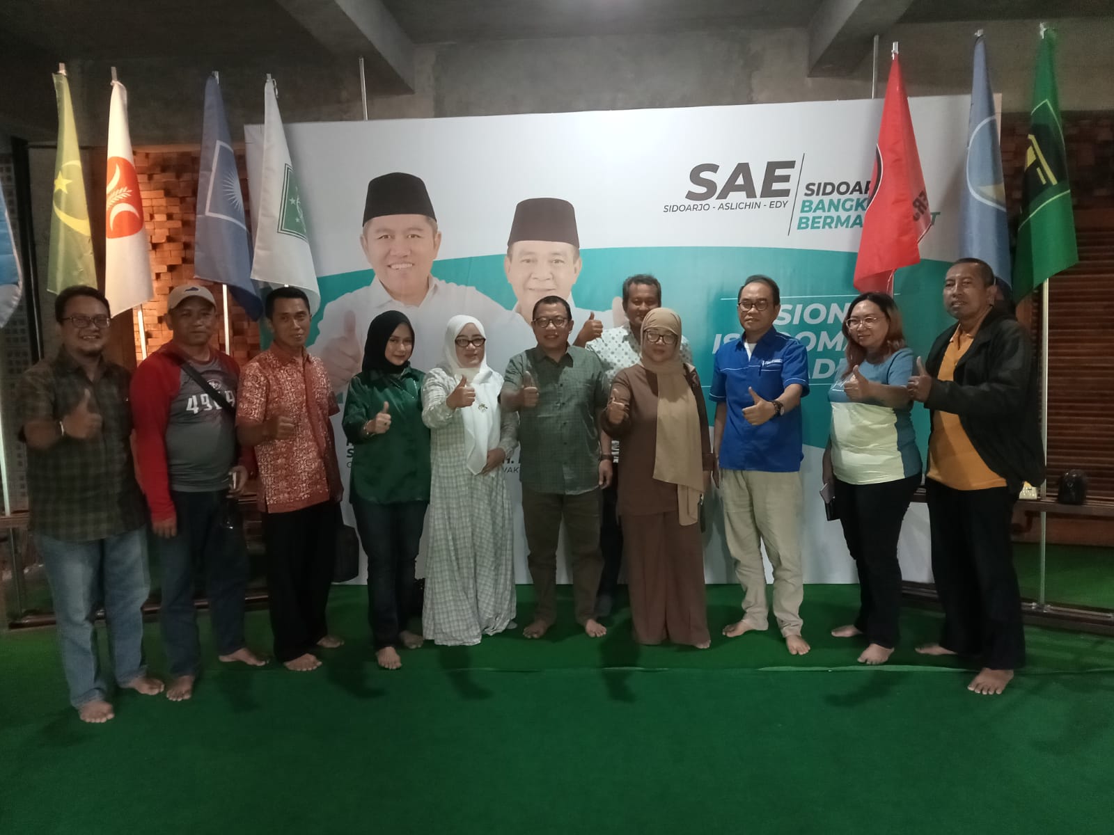 Komunitas Alumni Unair Surabaya Beri Dukungan Siap Menangkan Paslon Mas Iin dan Edy Widodo di Pilkada Sidoarjo