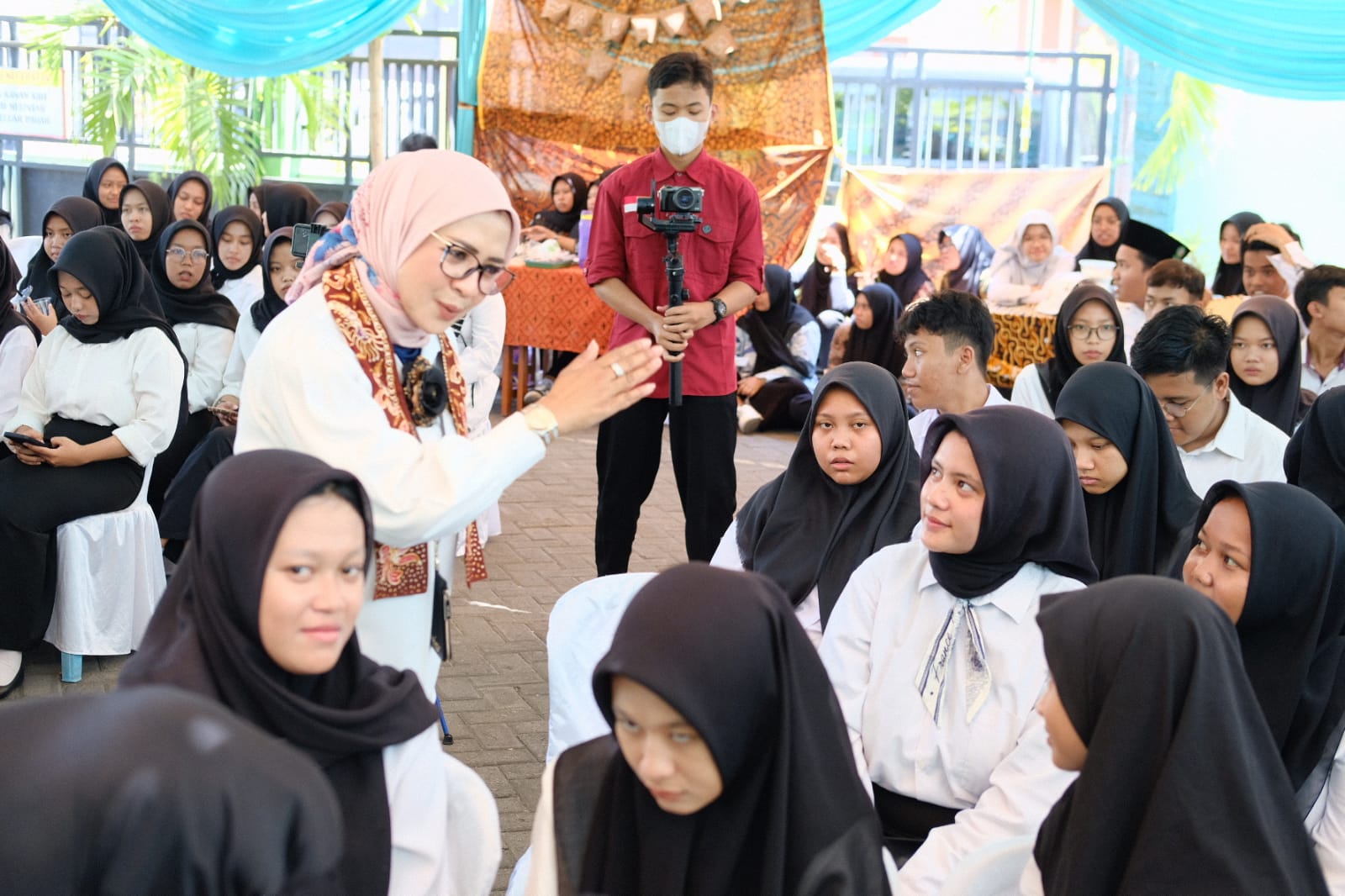 Didukung 13 Perusahaan, SMK Plus NU Sidoarjo Gelar Job Fair dan P5 Secara Bersamaan