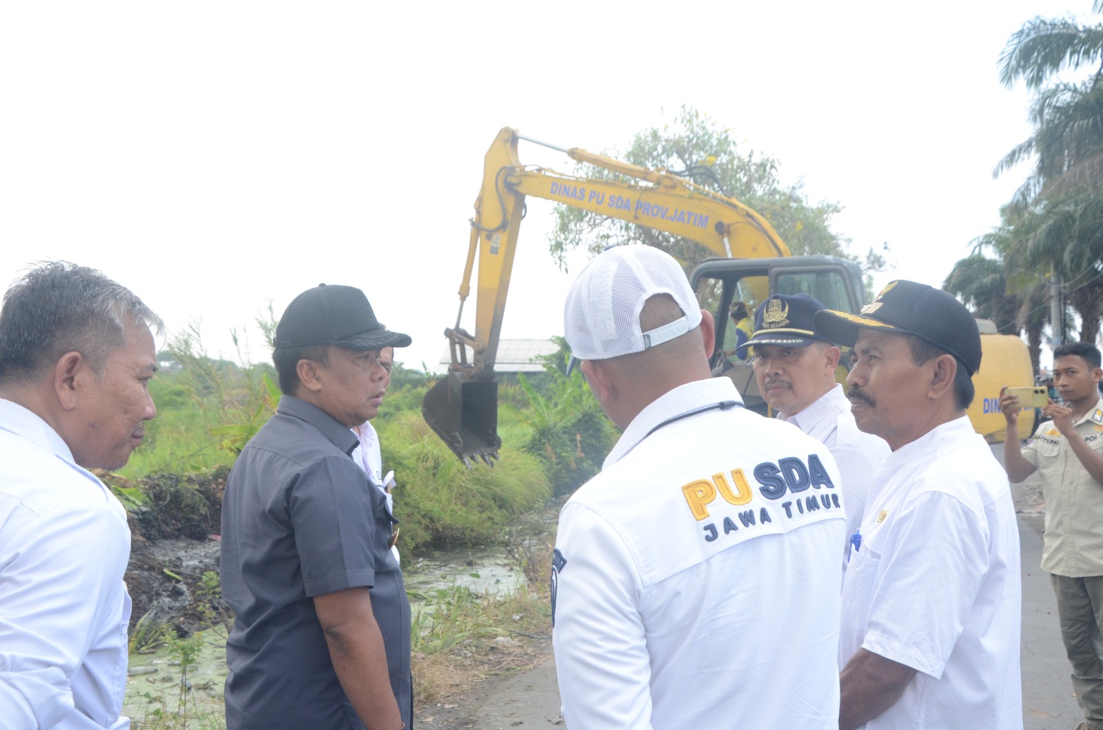 Pjs Bupati Sidoarjo Instruksikan Normalisasi Sungai di 2 Desa di Sukodono, Dilanjut Sungai Pelayaran Tawangsari Taman