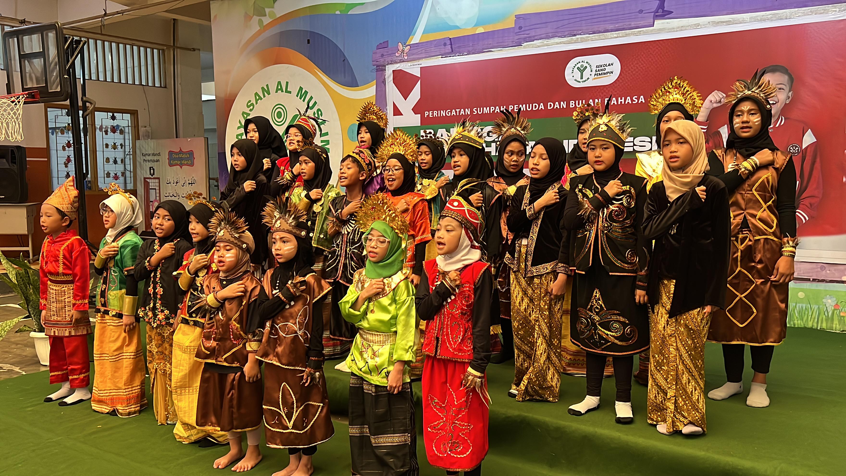 Peringati Sumpah Pemuda dan Bulan Bahasa, SD Al Muslim Gelar Pameran Karya Literasi dan Unjuk Kreatifitas Siswa