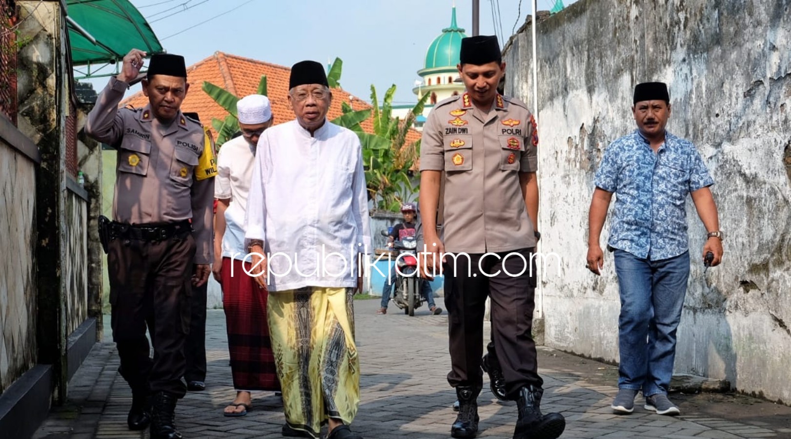 Jelang Pemilu, Kapolresta Sidoarjo Silaturrahim ke Ketua MUI Jatim