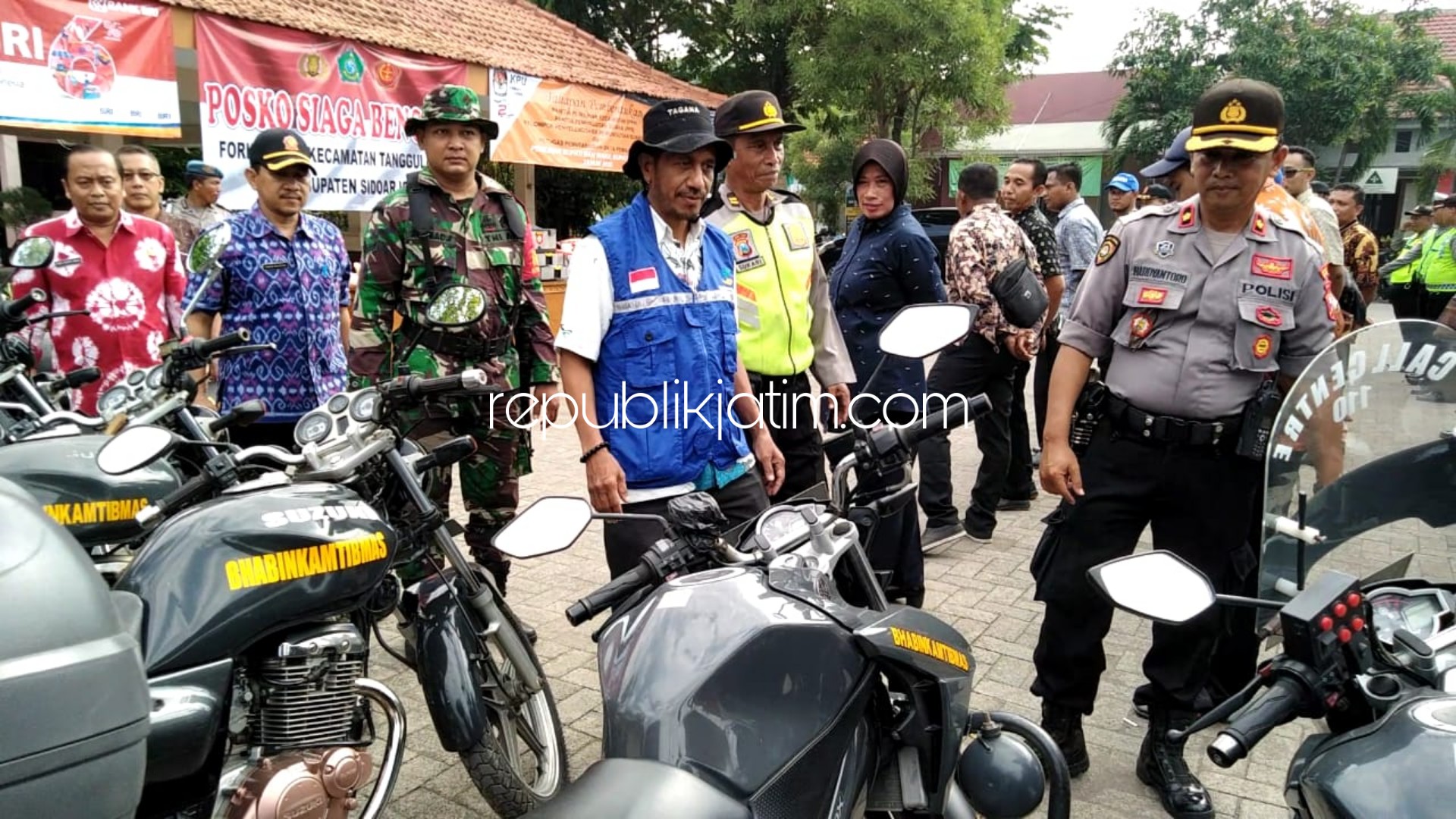 Camat dan Kapolsek Tanggulangin Cek Sarana dan Prasarana Tanggap Bencana