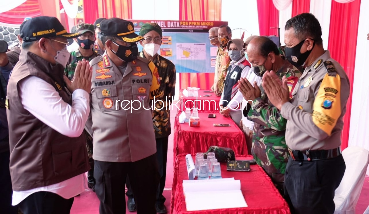 Kesadaran Warga Meningkat, Pelaksanaan Kawasan PPKM Mikro di Sidoarjo Mulai Berjalan