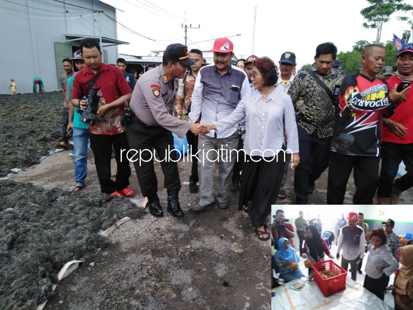 Dongkrak Produktivitas Petani Rumput Laut Sidoarjo, Menteri Puji Minta Jalan Rusak Diperbaiki