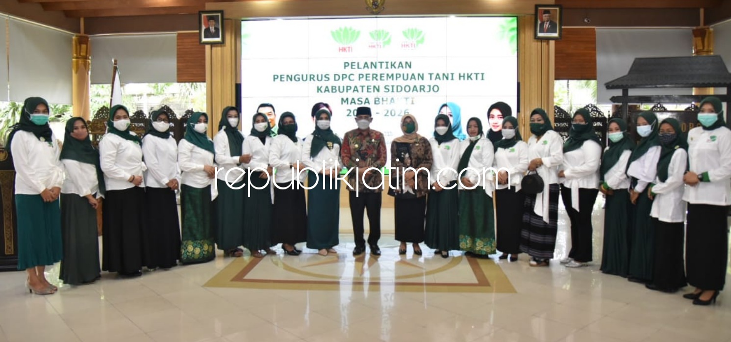 Pj Bupati Apresiasi Peran Perempuan HKTI Sidoarjo dalam Mendorong Penerapan Teknologi Pertanian