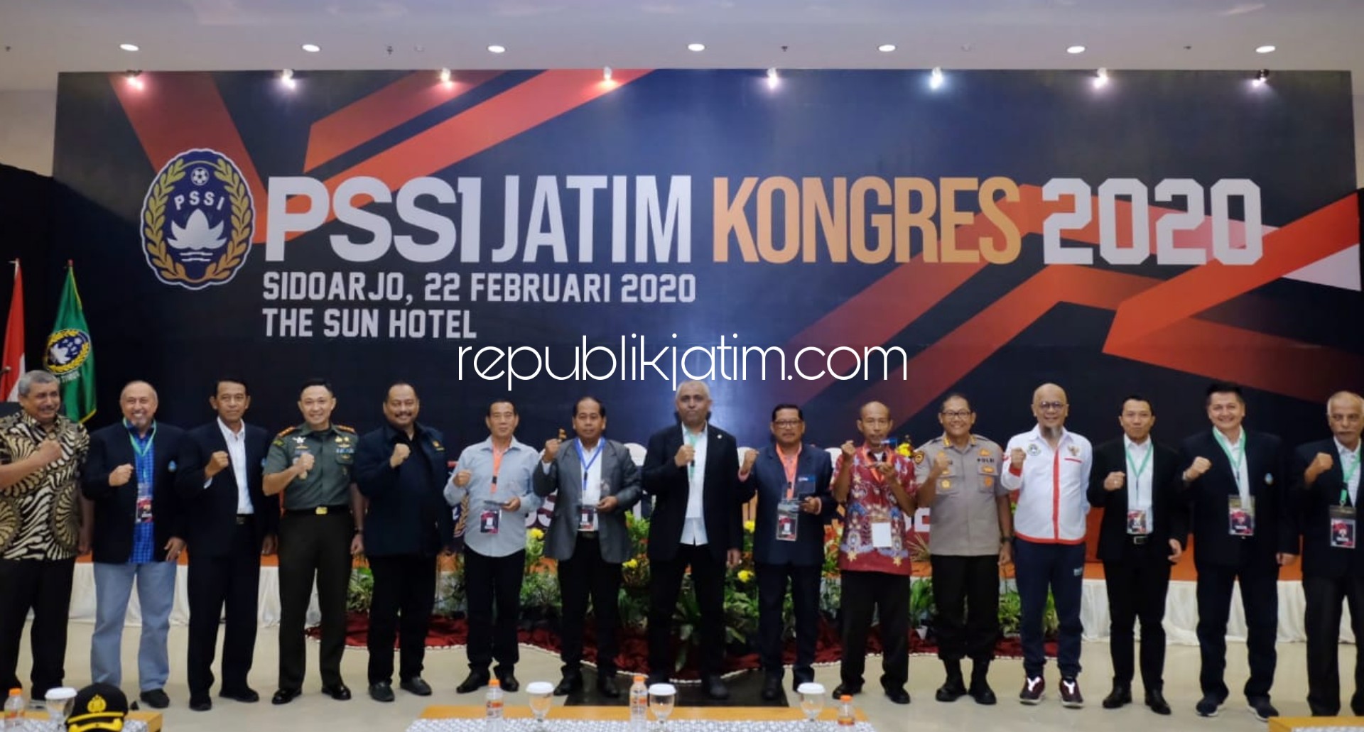 Kapolresta Sidoarjo Dapat Apresiasi PSSI Jatim saat Pembukaan Kongres