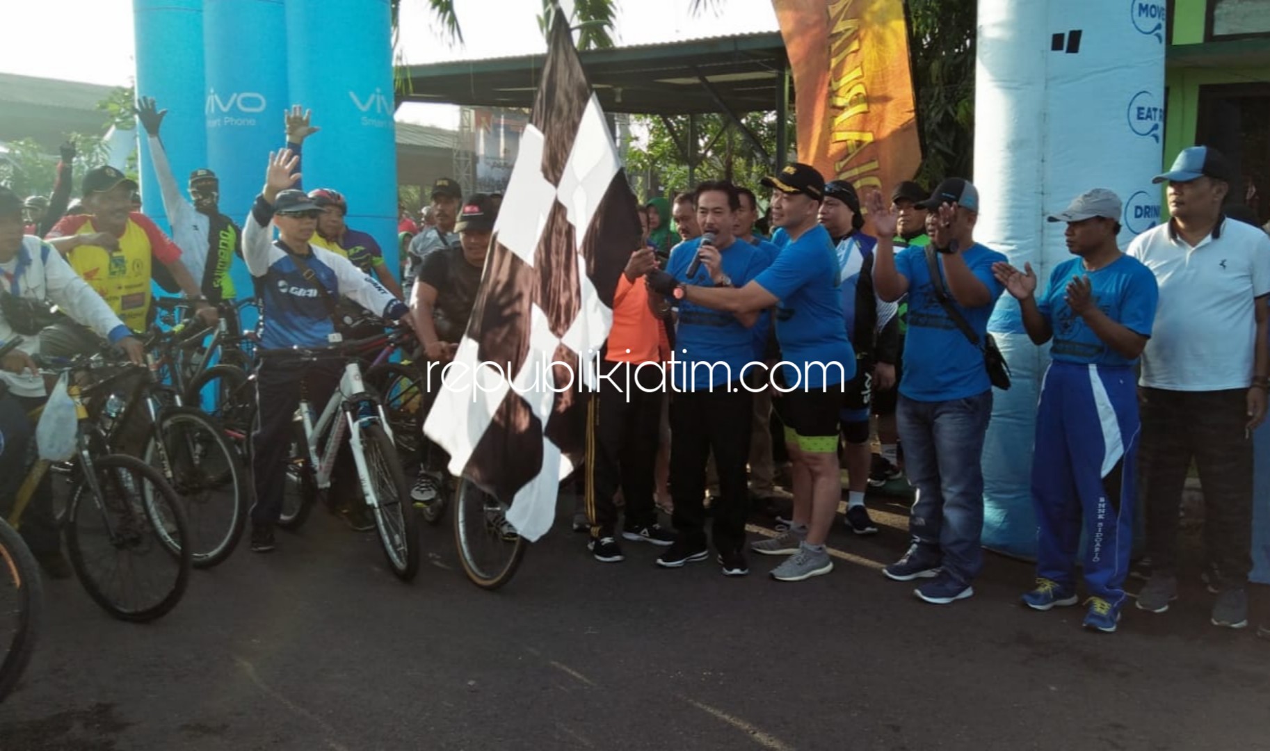 Peringati Hari Anti Narkoba, Kodim 0816 Sidoarjo Gelar Semarak Fun Bike