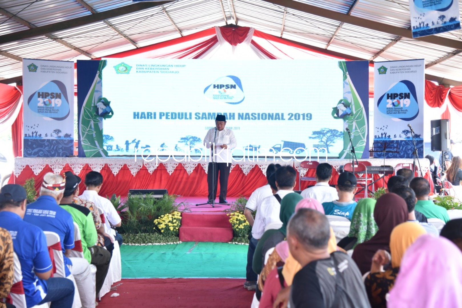 Peringati HPSN 2019, Bupati Sidoarjo Ajak Warga Komitmen Kelolah Sampah