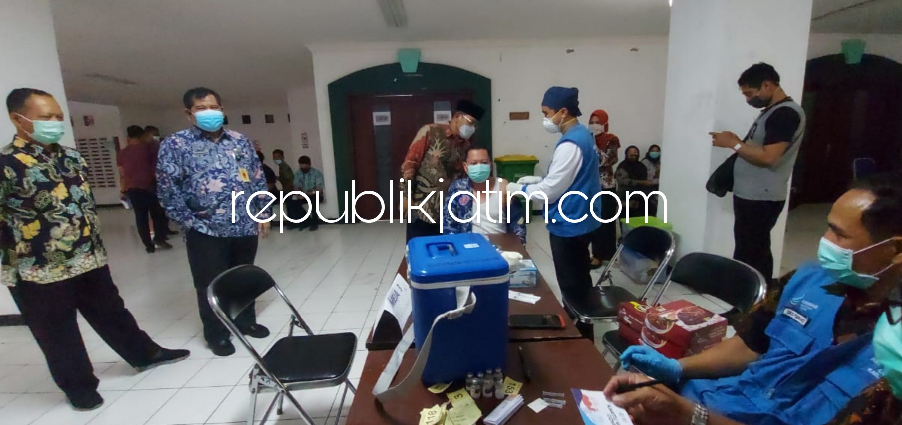 230 ASN Pelayanan Publik Pemkab Sidoarjo Mulai Divaksin Perdana