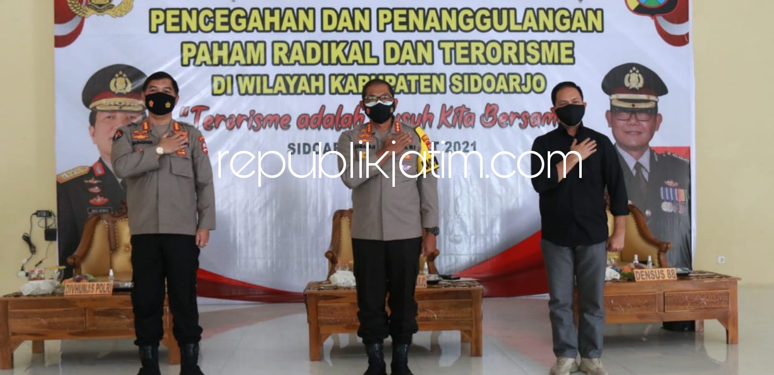 Cegah Paham Radikal, Polresta Sidoarjo Gelar FGD Dihadiri Tim Div Humas Polri 