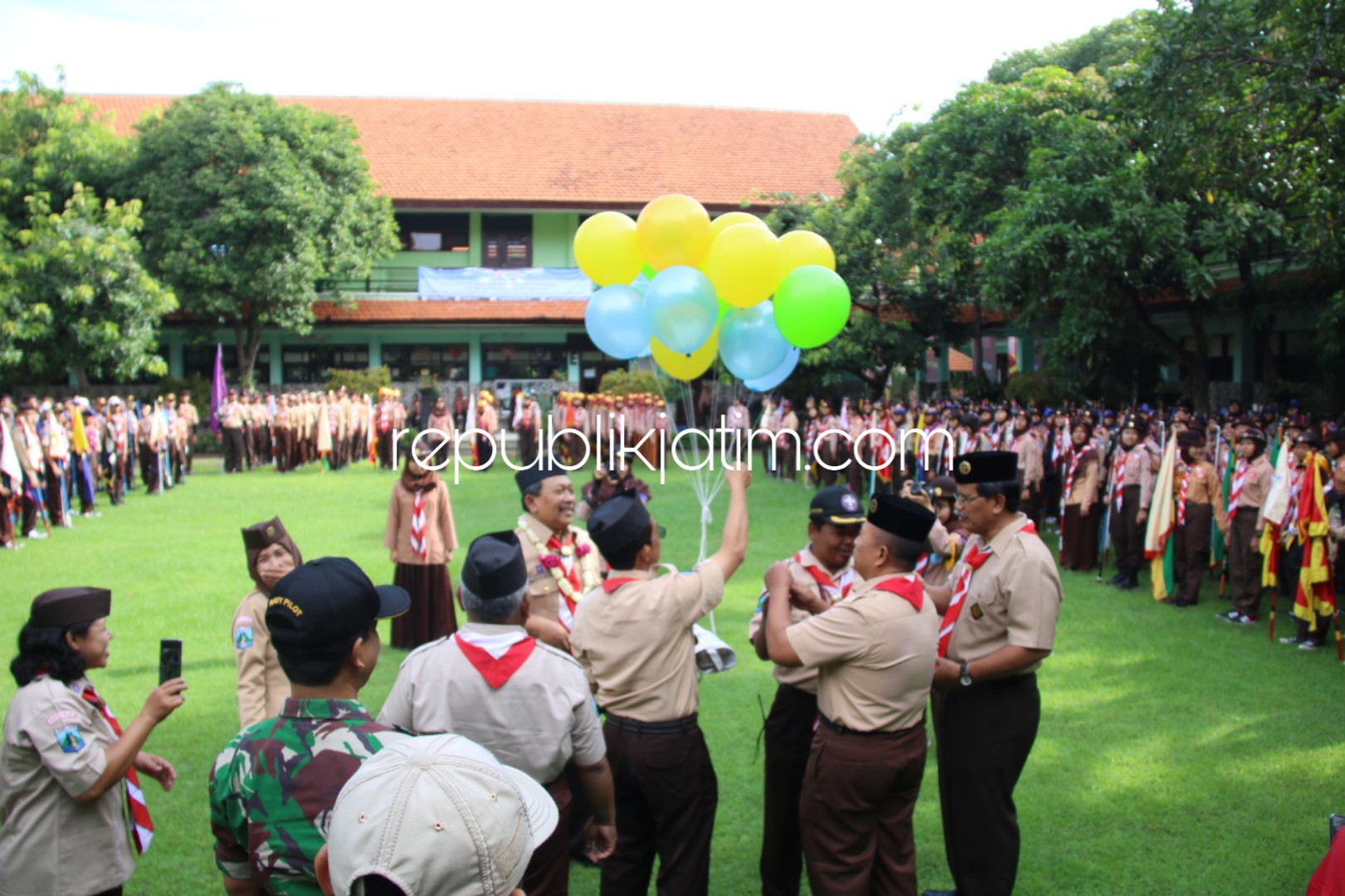 Ratusan Anggota Pramuka SMP Se Jatim Lomba Keterampilan Program Scampy V