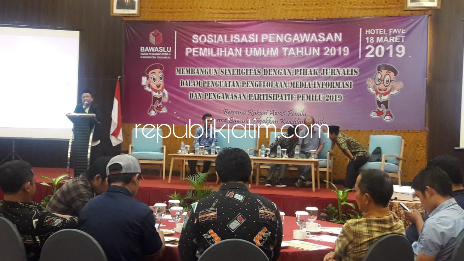 Bawaslu Sidoarjo Sering Diprotes Caleg, Gandeng Jurnalis Awasi Pelanggaran Pemilu