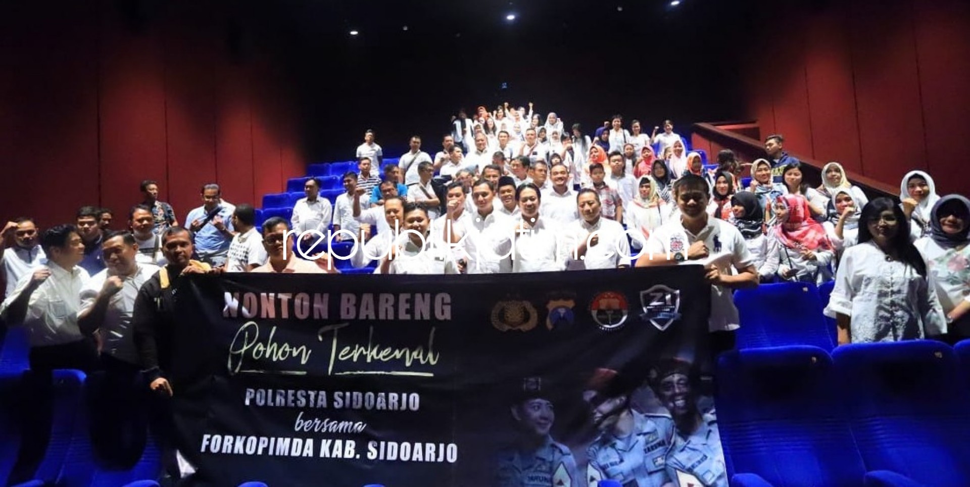 Nobar Film Pohon Terkenal, Kembalikan Memori Lama Kapolresta Sidoarjo saat Akpol