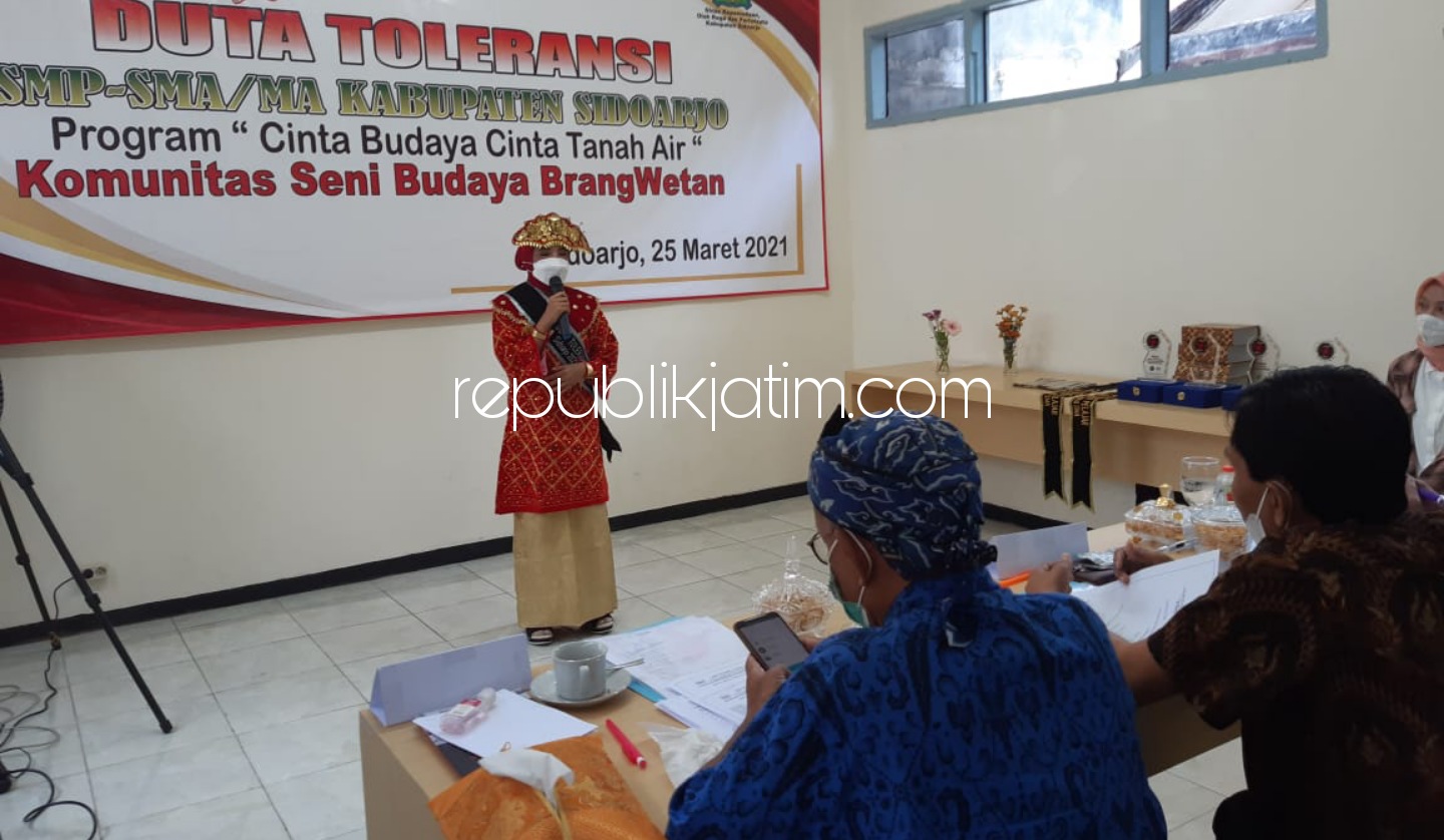 Puluhan Finalis Pelajar SMP dan SMA di Sidoarjo Berebut Jadi Duta Toleransi