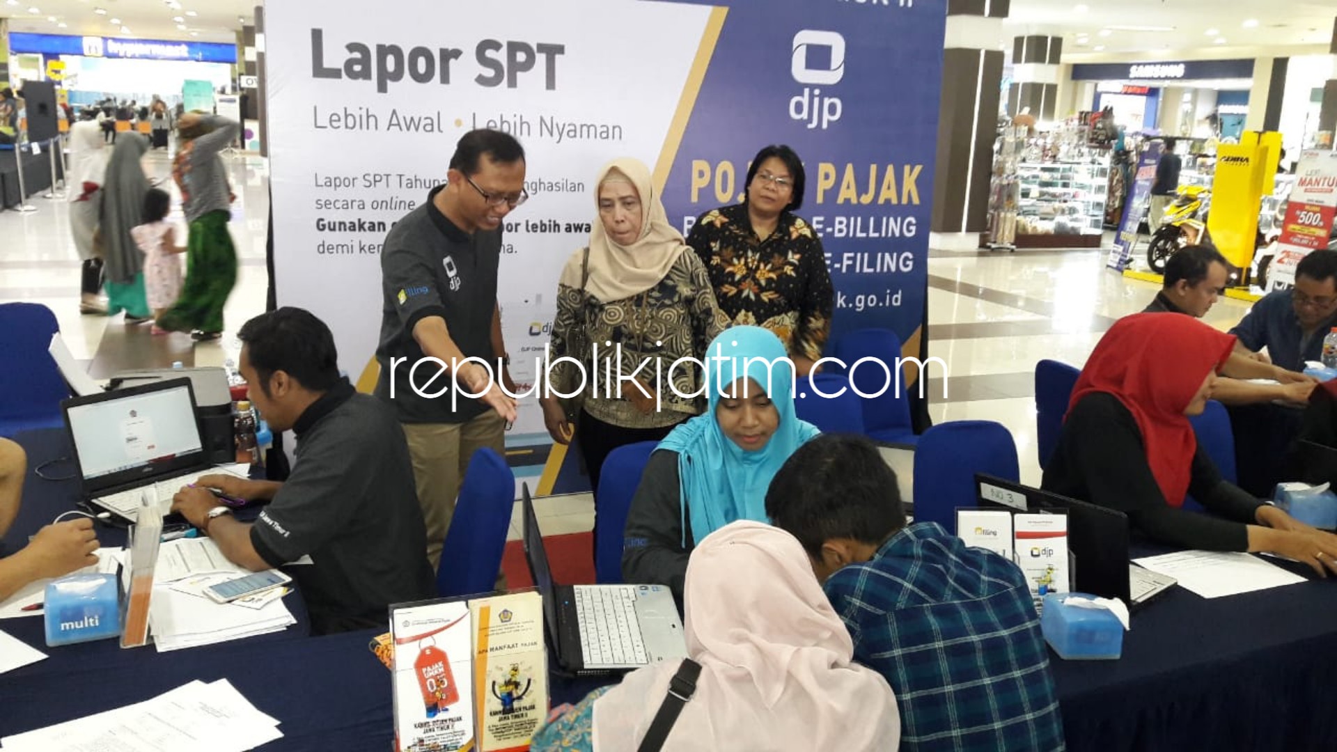 Ajak WP Lapor SPT, Kanwil DJP Jatim II Buka Layanan Pojok Pajak di Mall