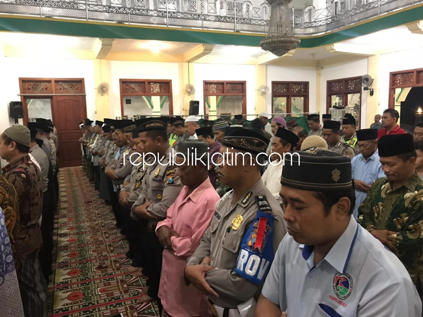 Wakapolresta Sidoarjo Ajak FKUB Safari Subuh Berjamaah Sampaikan Himbauan Kamtibmas