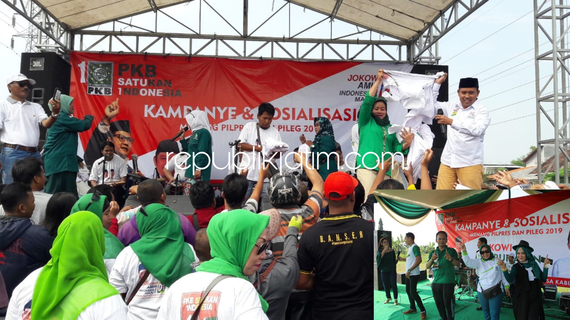 PKB Sidoarjo Kampanye Serentak Konvoi Blusukan Desa Per Dapil