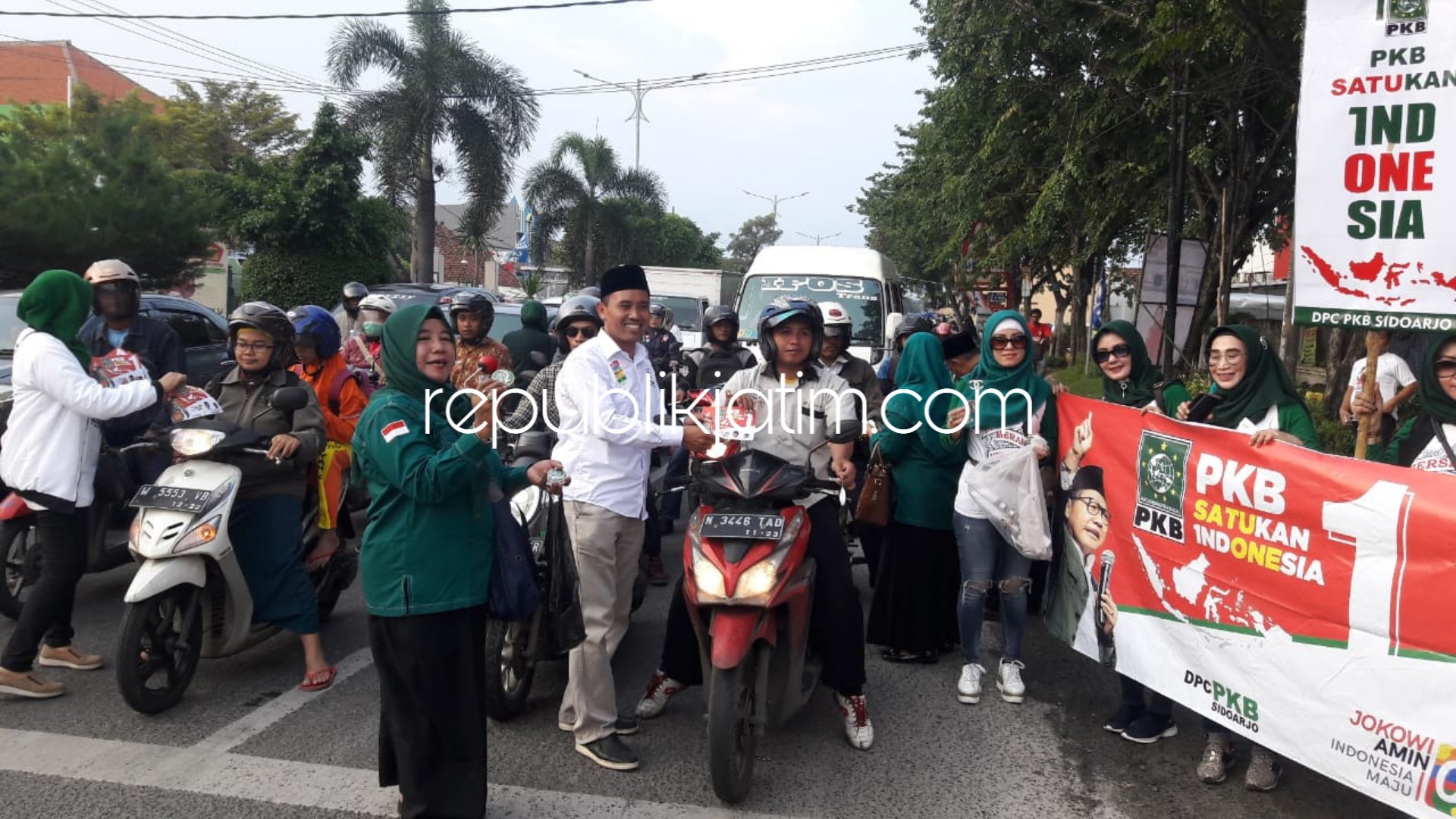 Targetkan 18 Kursi DPRD, PKB Sidoarjo Aksi Simpatik di Candi dan Krian