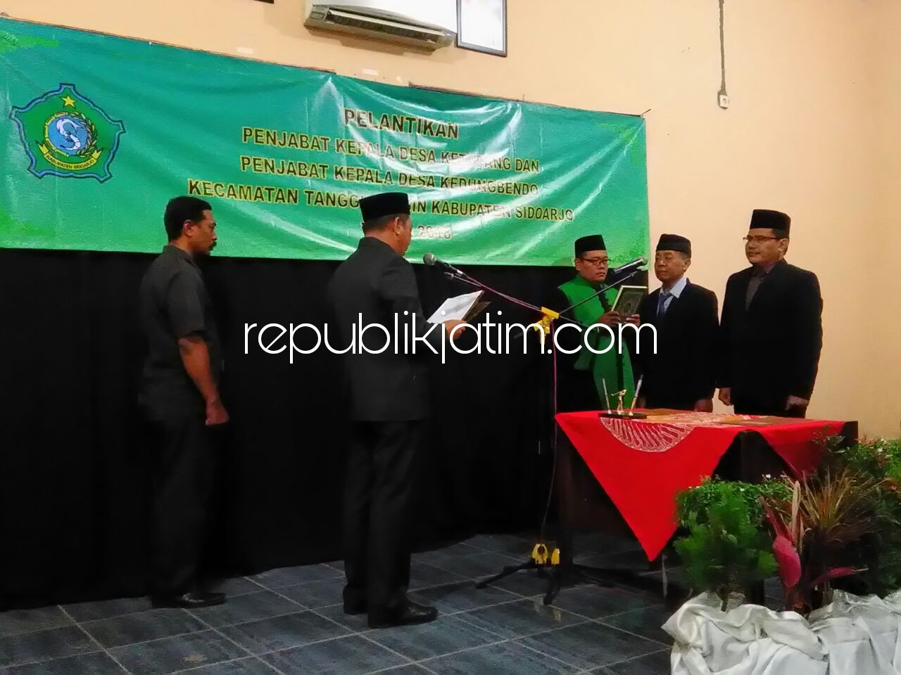 Warganya Terdampak Lumpur, Camat Tanggulangin Lantik Dua Pj Kades