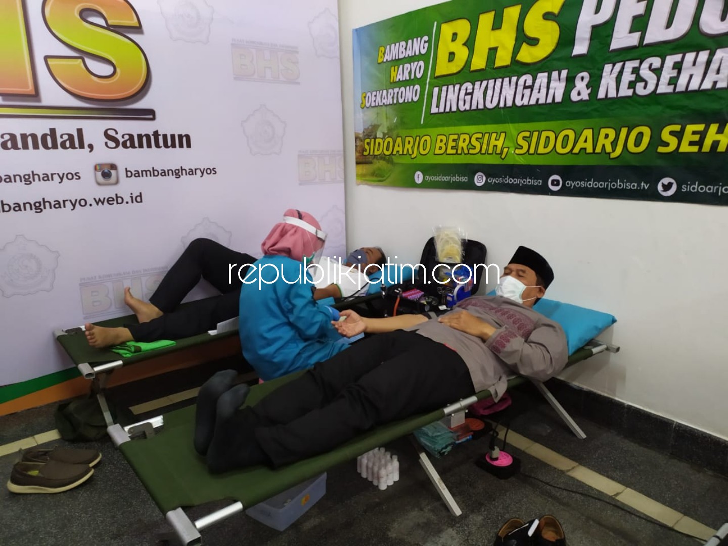 Stok di PMI Sidoarjo Turun, BHS Ajak Ratusan Tim dan Relawan Donor Darah