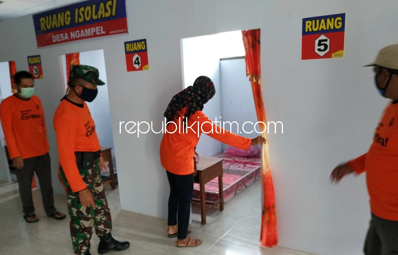 Lima Ruang Isolasi Desa Ngampel Disiapkan Untuk Pemudik Bandel