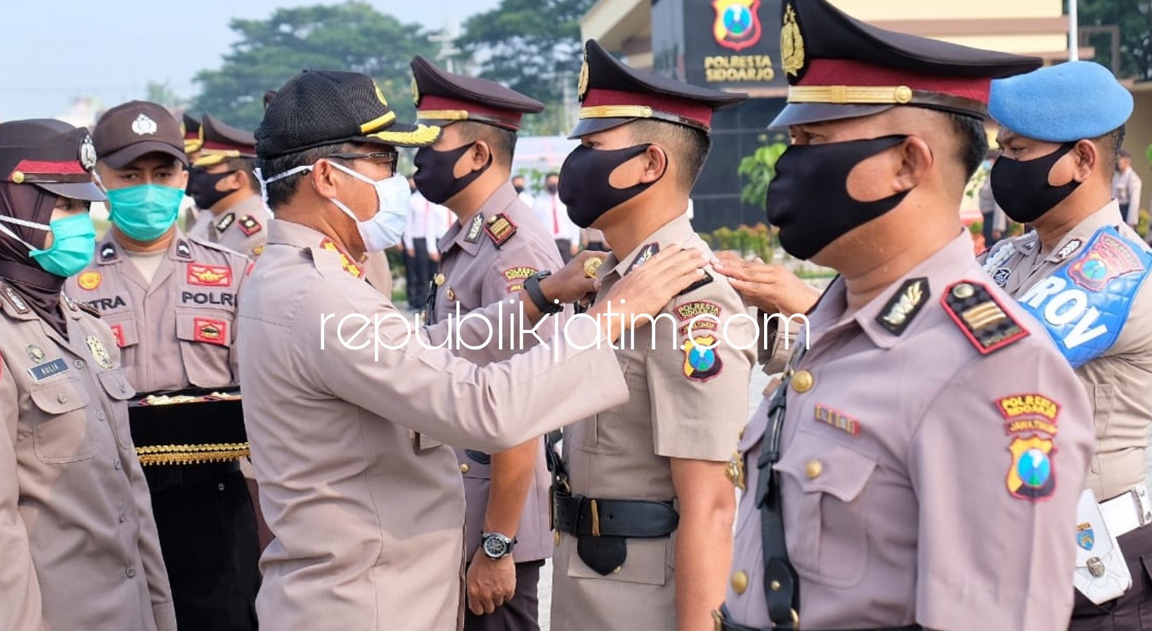 Empat Jabatan Kapolsek Jajaran Polresta Sidoarjo Bergeser