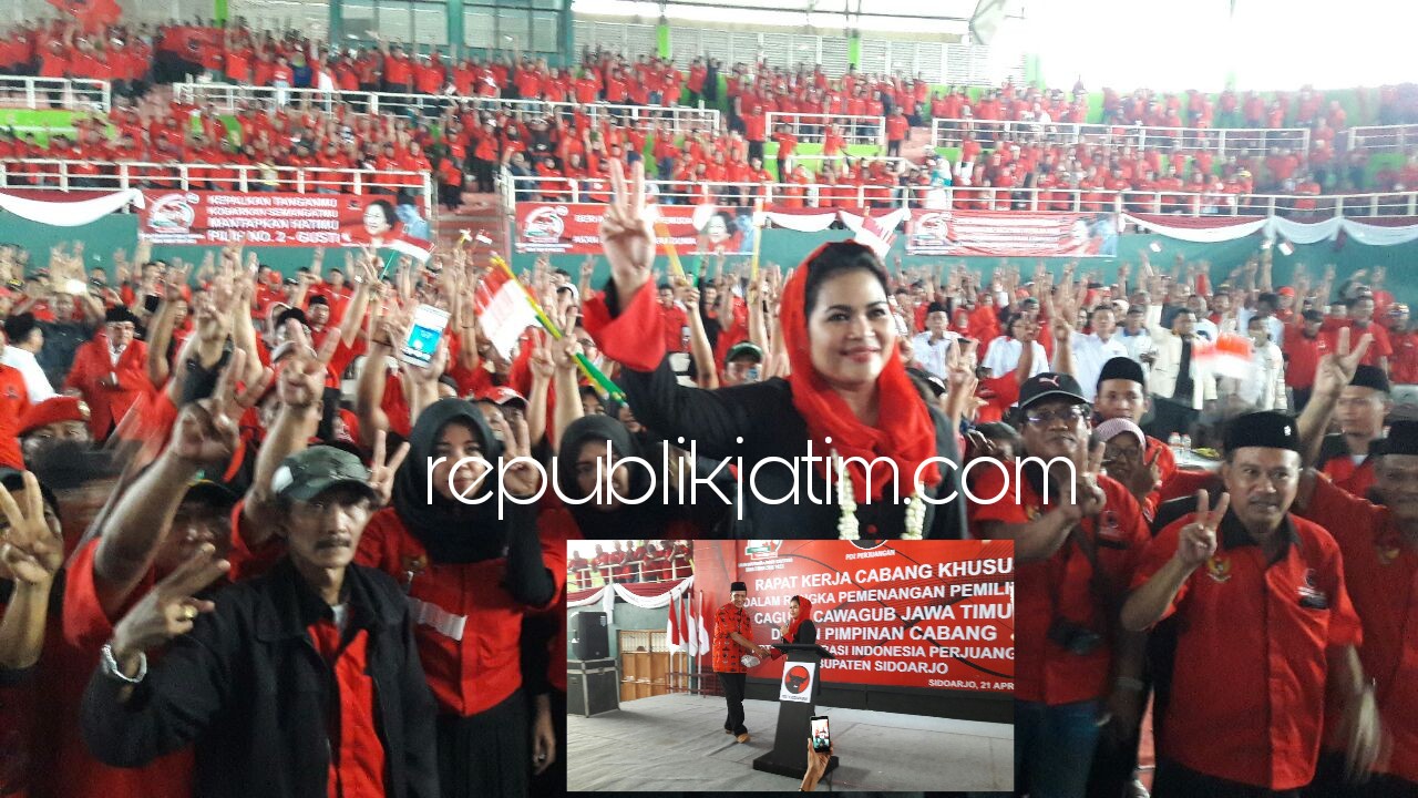 Puti Minta Kader PDIP Sidoarjo Bergerak Door To Door Targetkan 70 Persen Suara