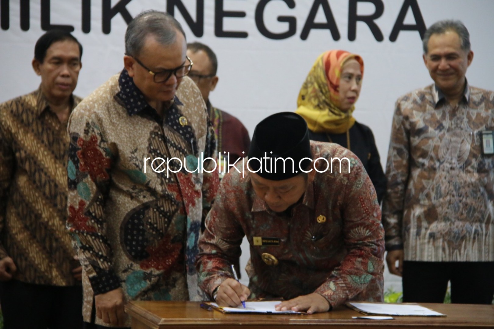 Disaksikan KPK, Pemkab MoU dengan Bank Jatim dan BPN Sidoarjo Optimalkan Pendapatan