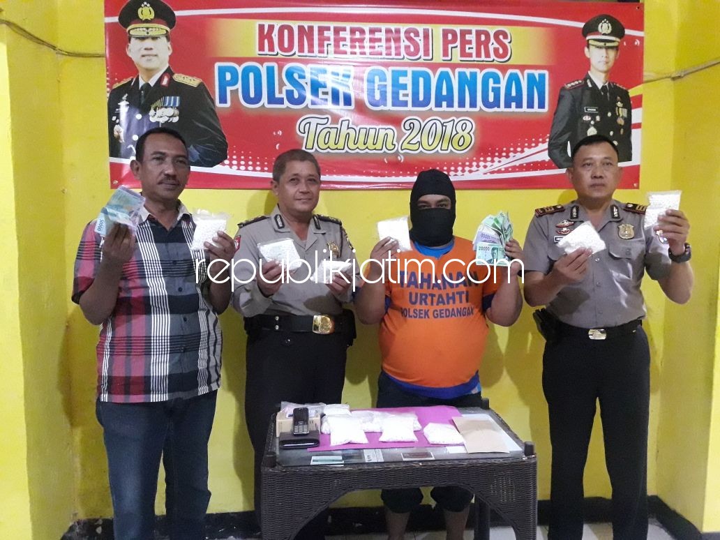 Wong Krian Edarkan 12.257 Pil Koplo Diringkus Polisi