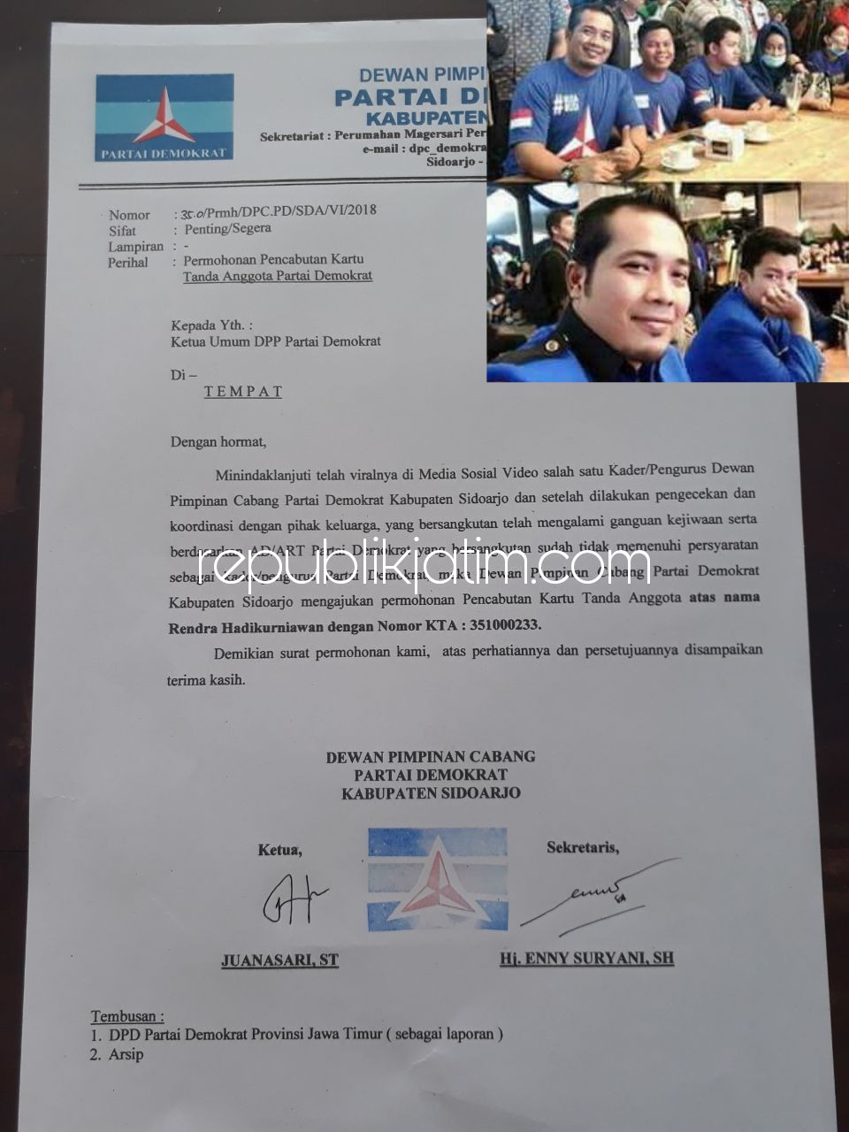 Dianggap Gangguan Kejiwaan, Penghina Nabi Muhammad Diusulkan Dicabut Keanggotaan Partai Demokrat