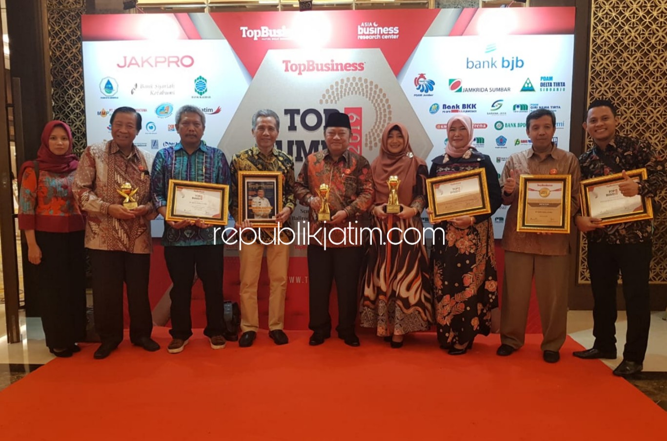 Sidoarjo Borong 4 Penghargaan Top BUMD 2019