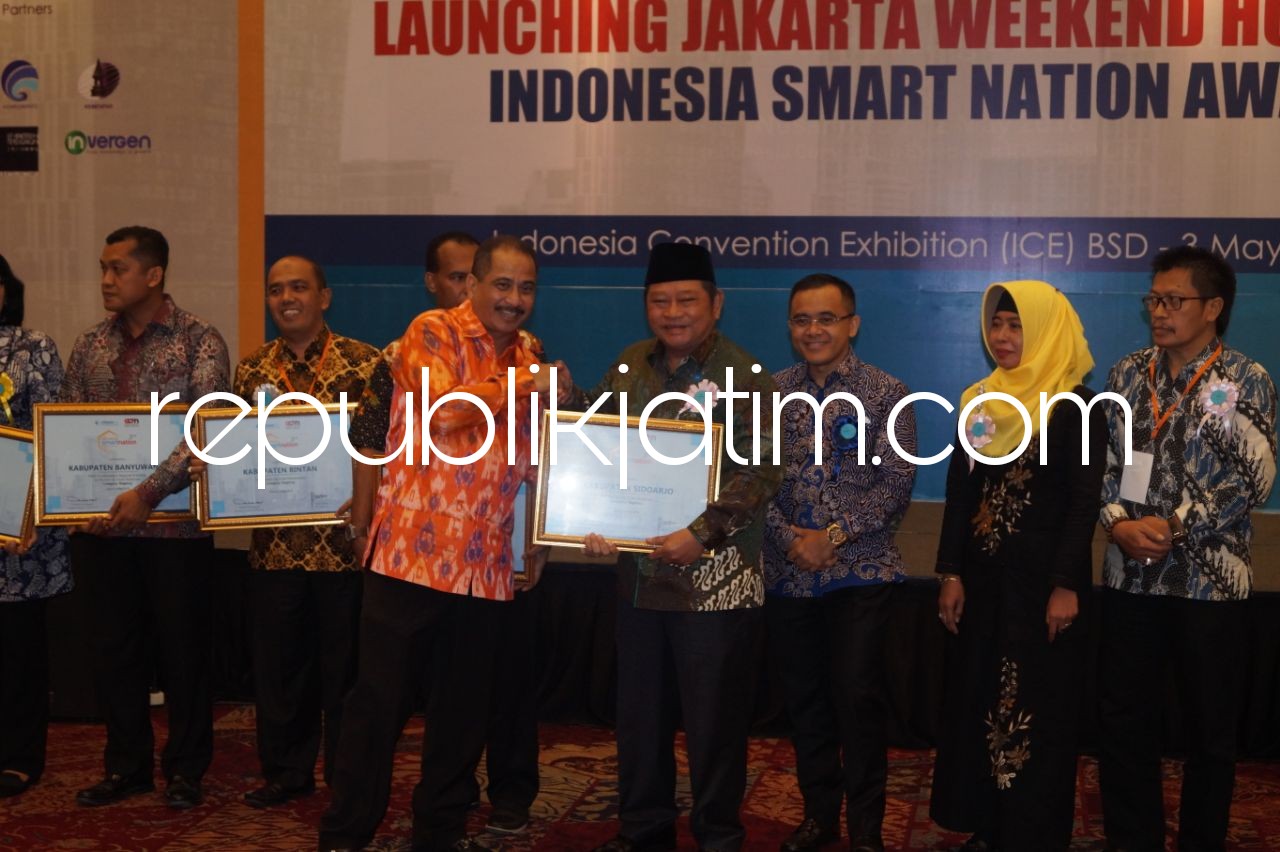 Sidoarjo Raih Penghargaan Best Smart Readiness di Ajang ISNA 2018 