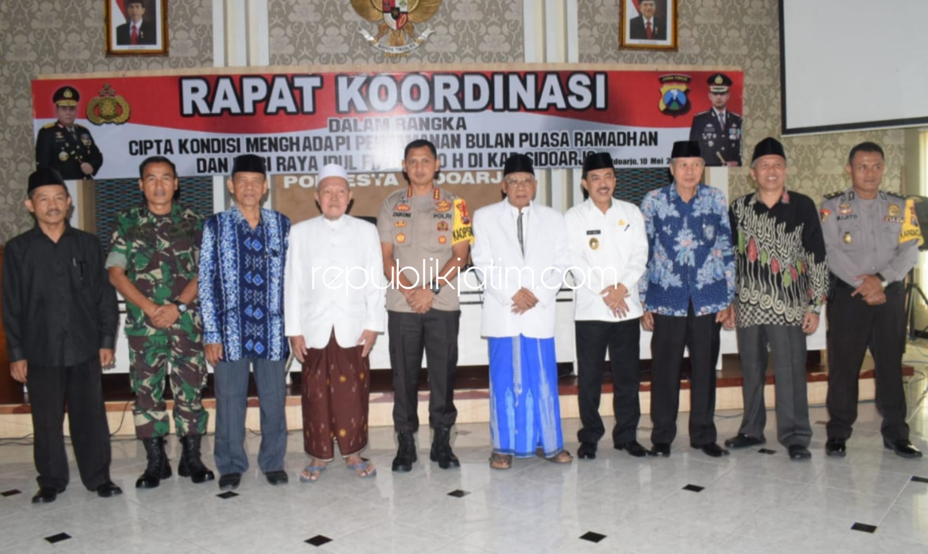 Forkopimda dan Toga Sidoarjo Bahas Pengamanan Ramadhan dan Hari Raya Idul Fitri