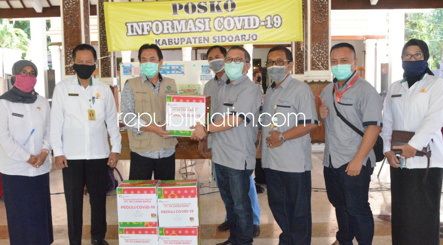 Datangkan 1.000 Tenaga Tebang dari Luar Sidoarjo, PG Candi Beri Bantuan 1.000 Paket Sembako Covid-19