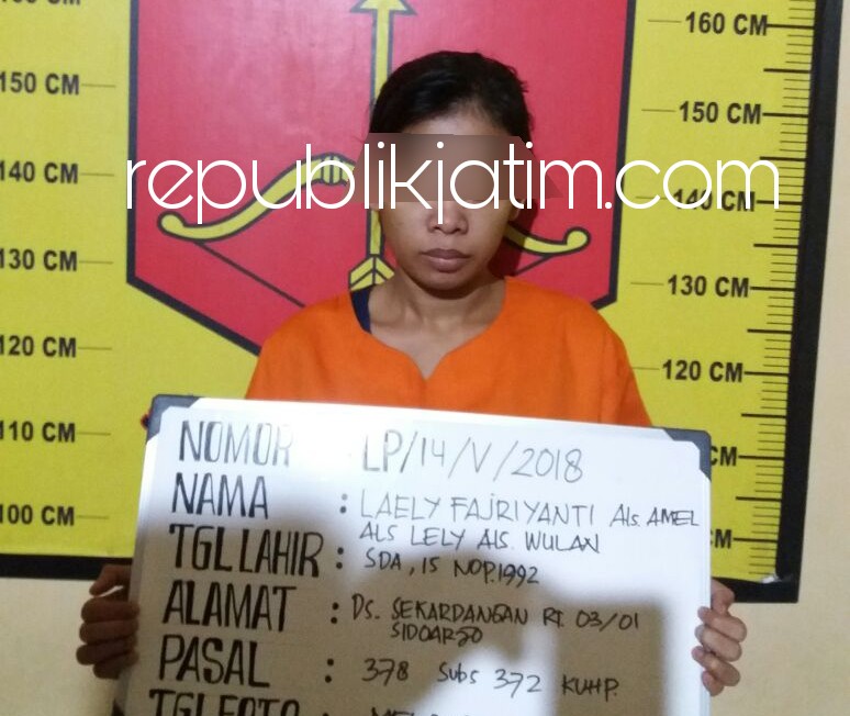 Tak Dinafkahi, Bawa Kabur Motor Teman Ibu Muda Meringkuk Ditahanan