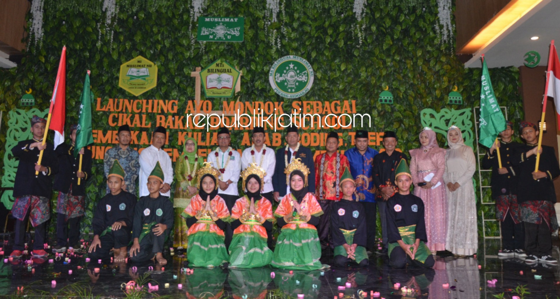 Sekolah Muslimat NU Pucang Sidoarjo Launching Sistem Pembelajaran Berakhlak