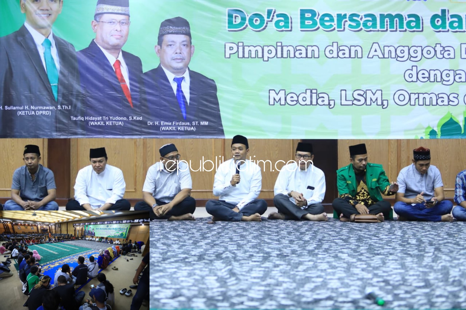 Doa dan Buka Bersama Dewan dengan Media dan Ormas untuk Ketentraman Sidoarjo