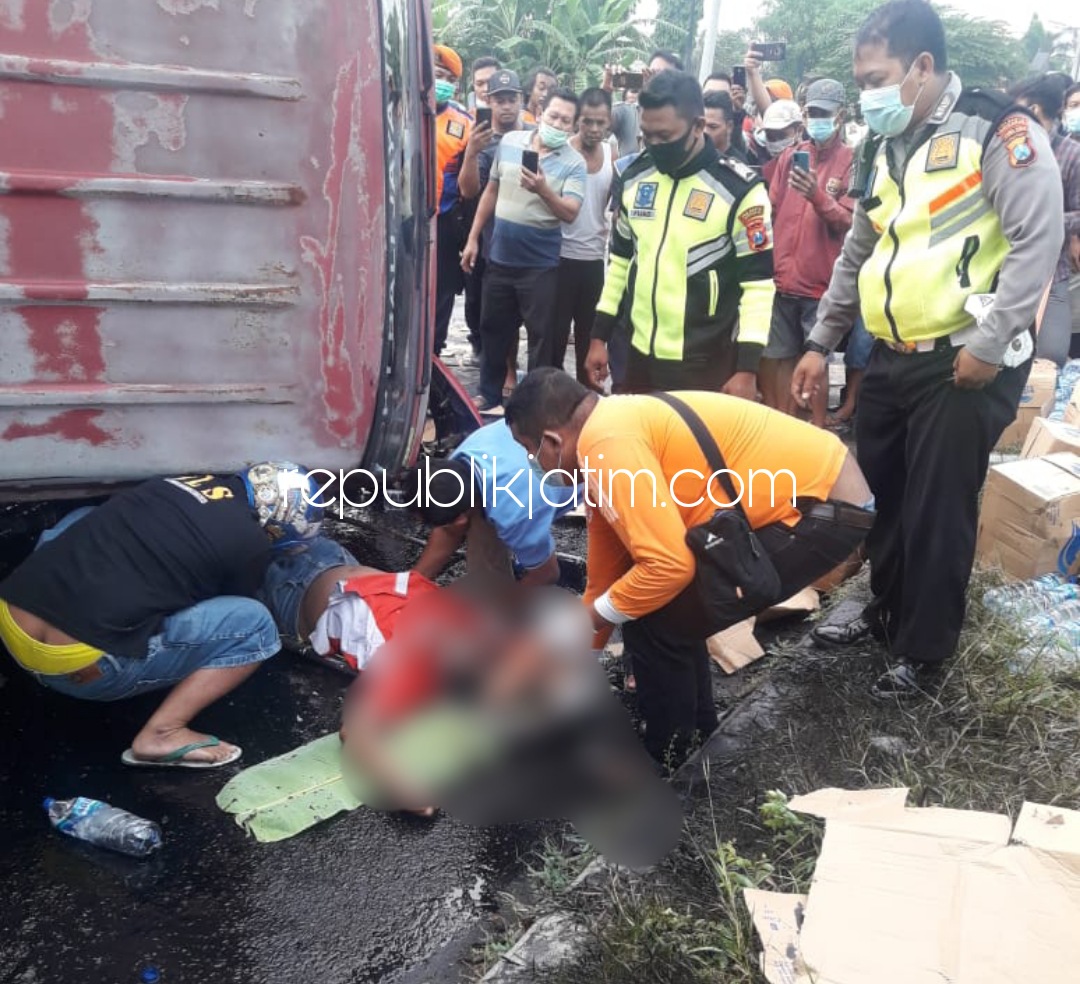 Ini Identitas Sopir Truk Air Mineral Tertabrak KA Turangga, Kecelakaan Dipicu Lambannya Penutupan Palang Pintu