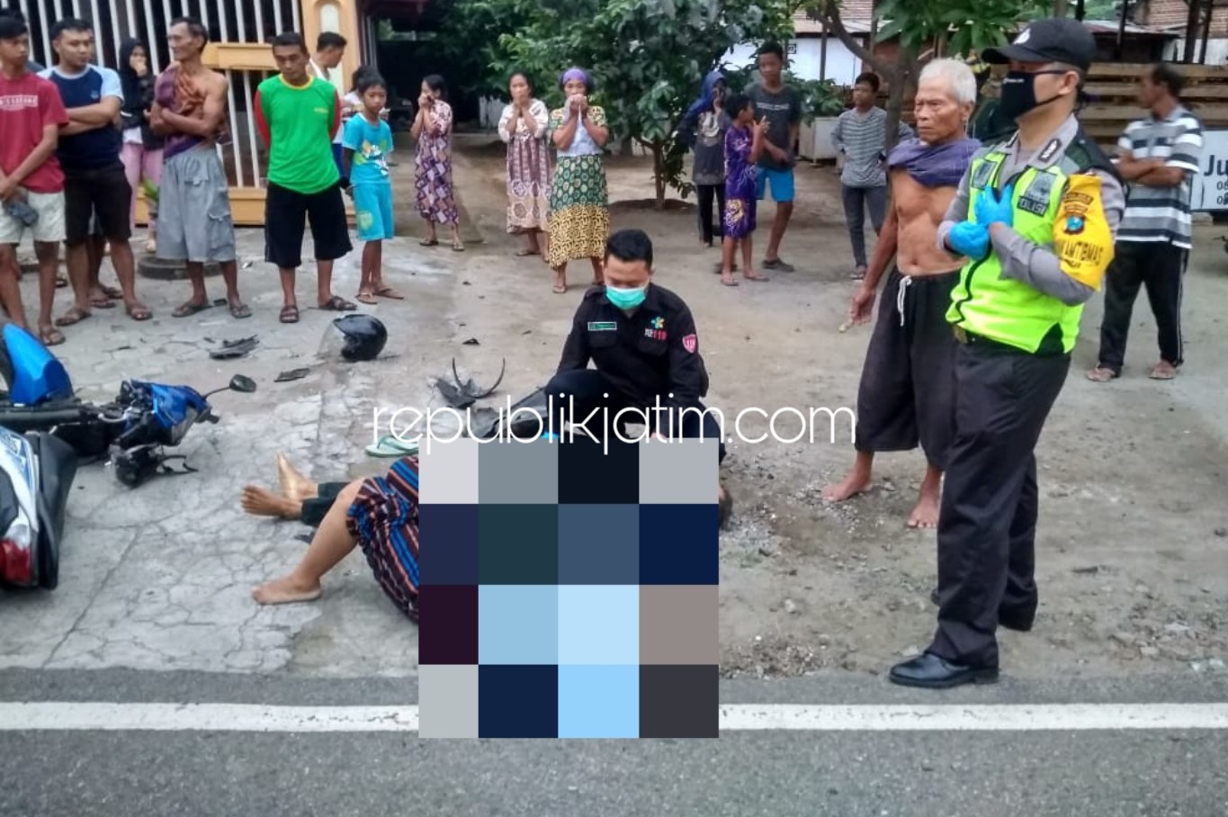 Dua Motor Tabrakan Adu Moncong di Ponorogo, 1 Tewas 3 Terluka