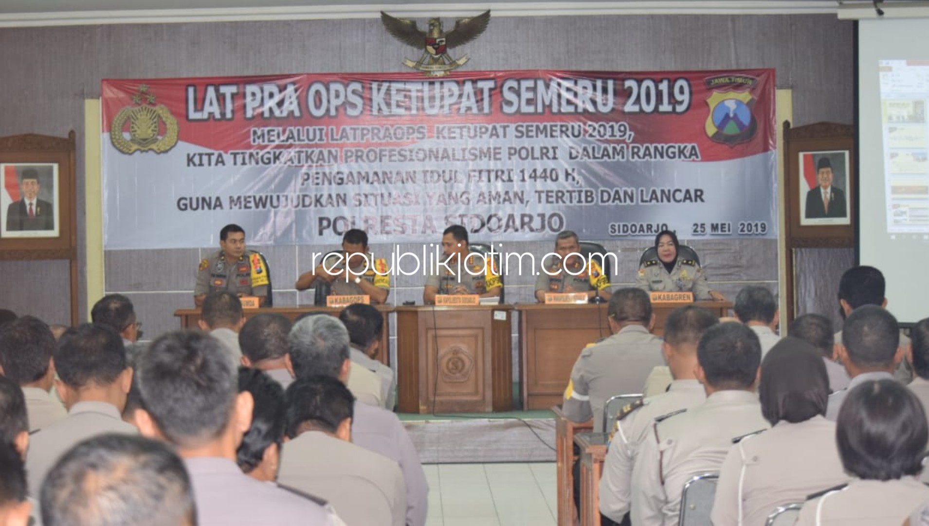 Jelang Lebaran, Polresta Sidoarjo Siap Operasi Ketupat Semeru 2019