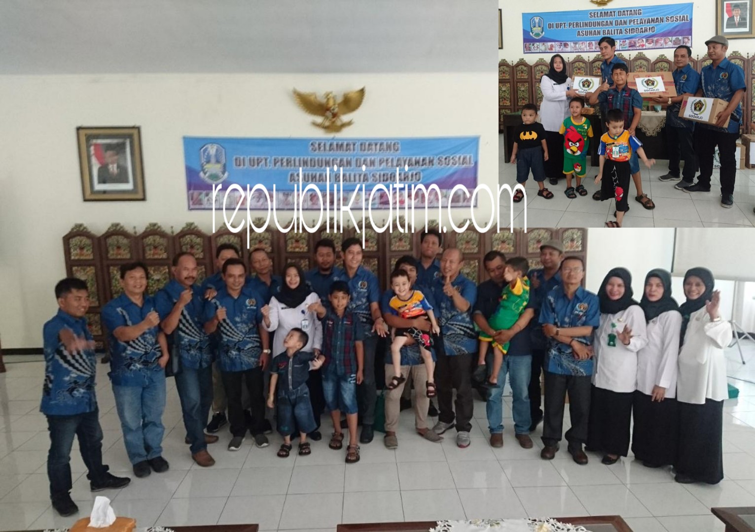 PWI Sidoarjo Berbagi dengan Anak-Anak Terlantar di PPSAB