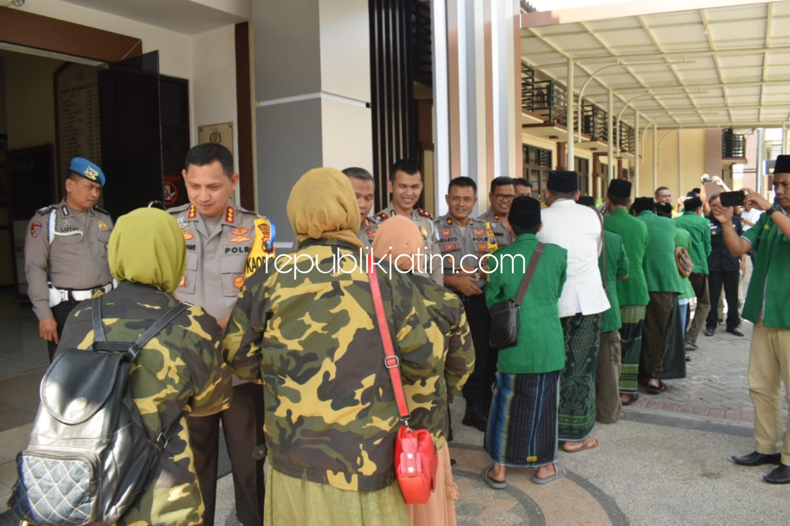 Jajaran PJU Polresta Terima Silaturrahim Rombongan Pengurus Ansor Sidoarjo