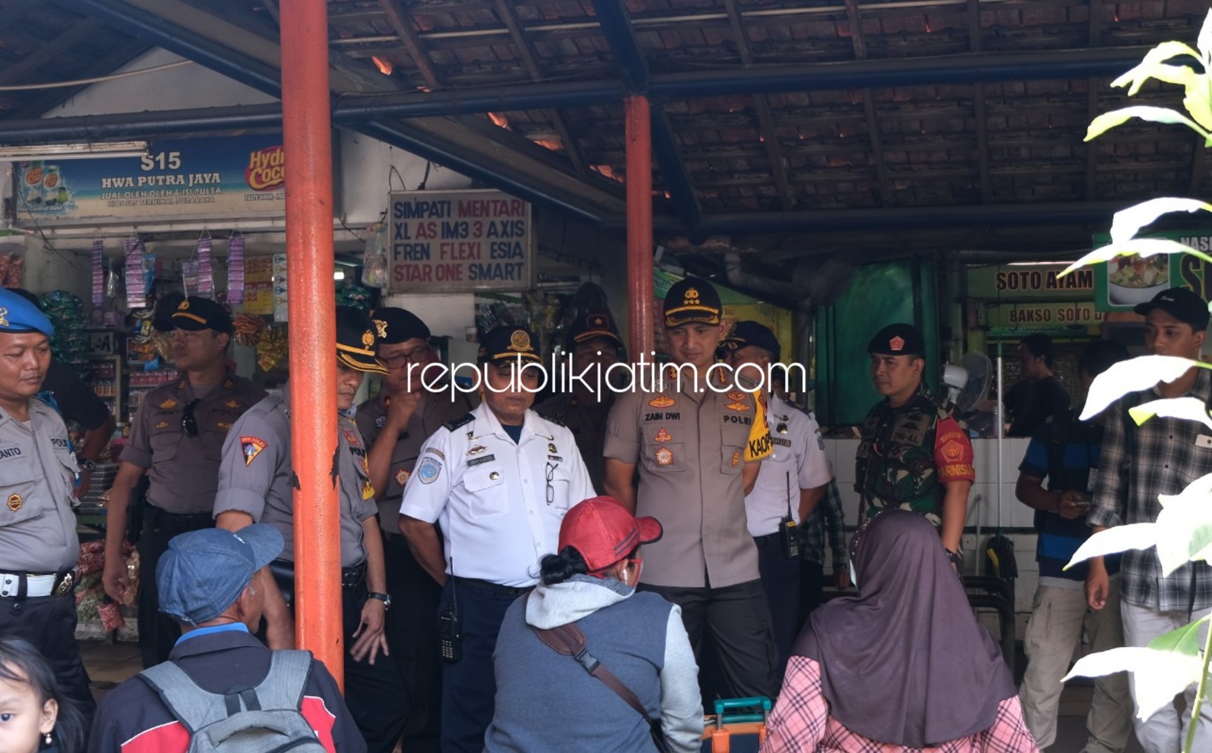 Lonjakan Penumpang Arus Balik di Bungurasih Capai 50.000, Disidak Kapolresta Sidoarjo