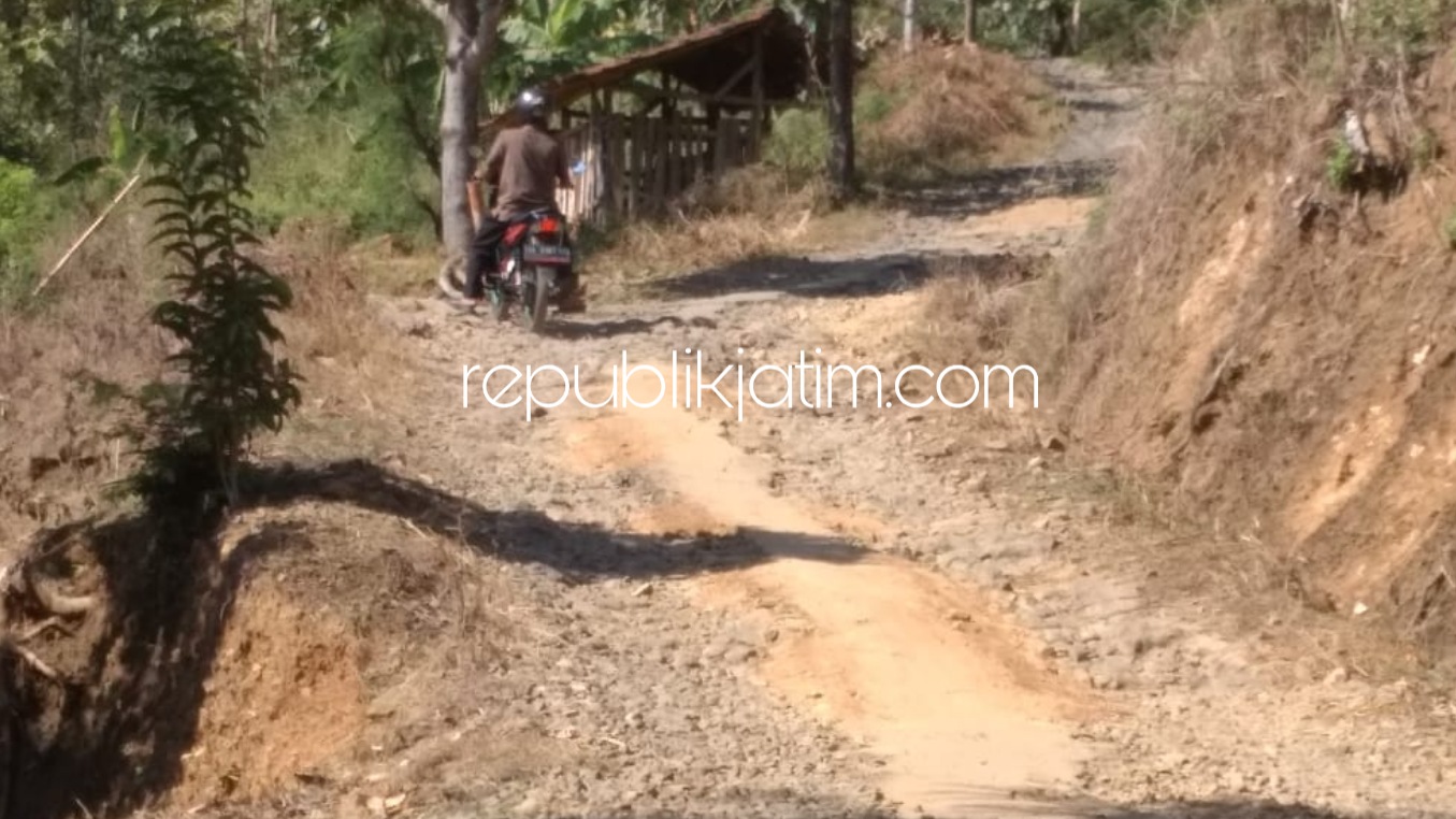 Jalan Poros Antar Desa di Ponorogo Hancur, Mulai Dipersoal Warga