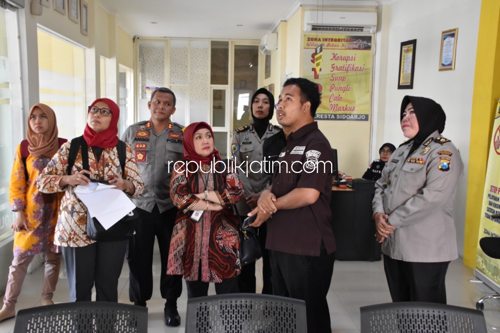 Deputi Pelayanan Publik Kemenpan RB Apresiasi Berbagai Layanan di Polresta Sidoarjo