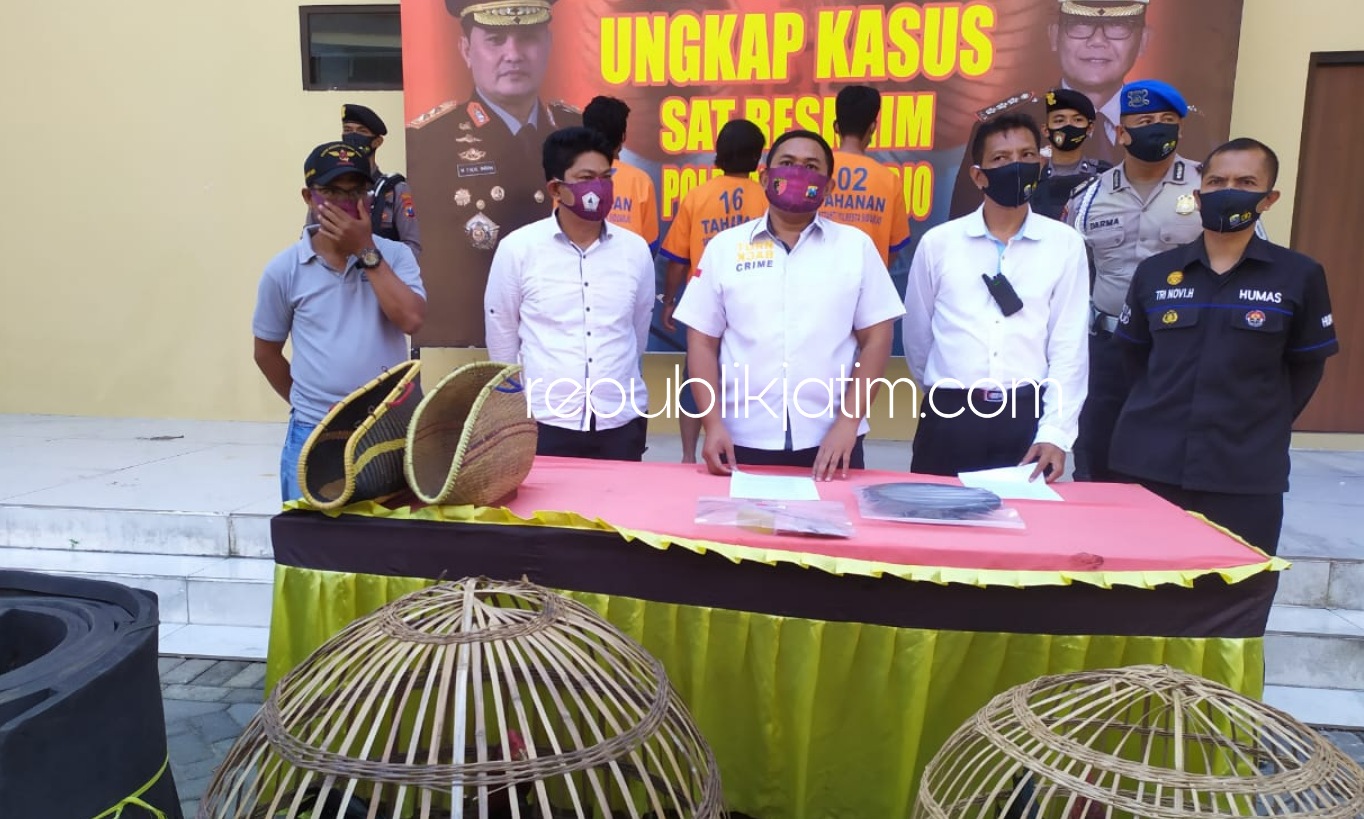 Polisi Gerebek Arena Judi Sabung Ayam Wonokalang, Amankan 4 Penjudi 1 Reaktif Saat Rapid Test