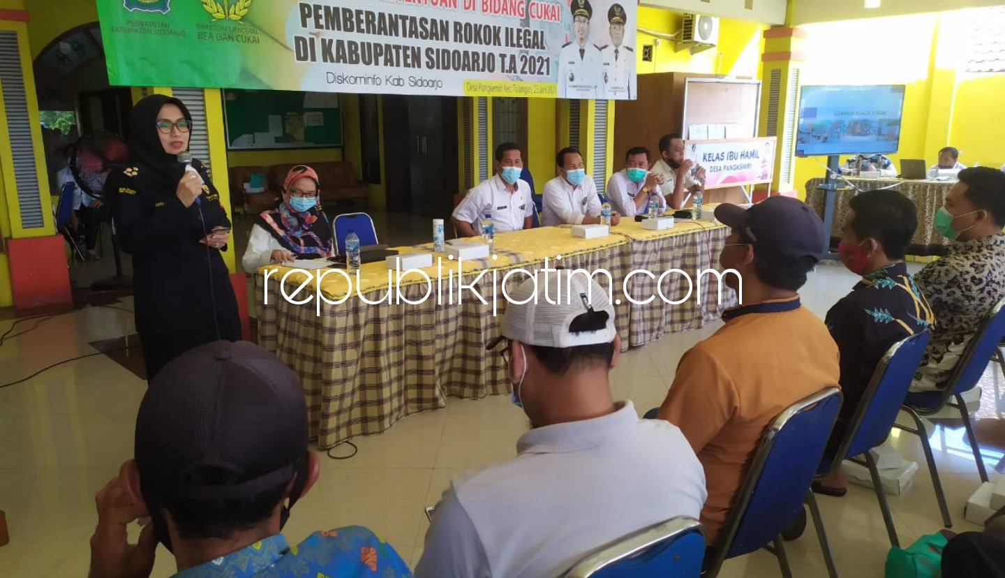 Rugikan Keuangan Negara, Pemkab Sidoarjo Gencar Perangi Peredaran Rokok Ilegal di Pasaran